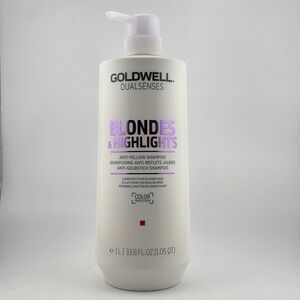 GOLDWELL Blondes & Highlights Shampoo‎ Anti-Yellow 33.8 fl oz / 1 L